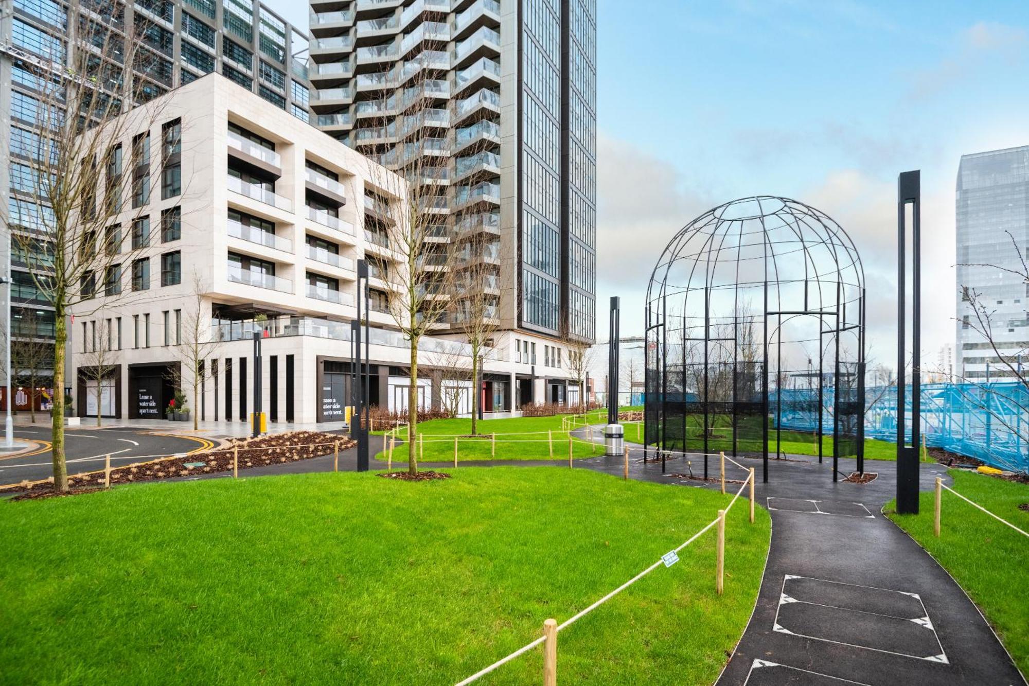 Elegant And Modern Apartments In Canary Wharf Right Next To Thames London Kültér fotó