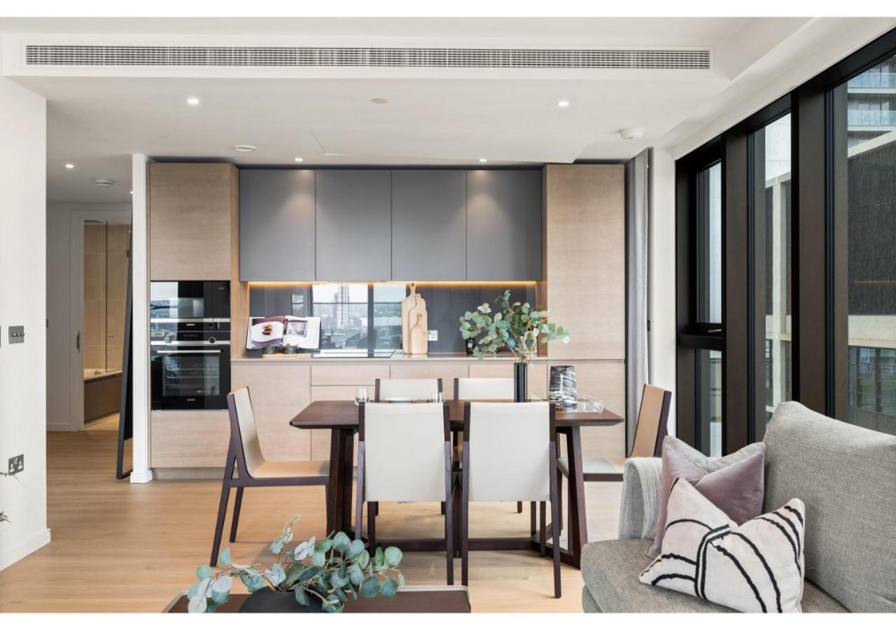 Elegant And Modern Apartments In Canary Wharf Right Next To Thames London Kültér fotó