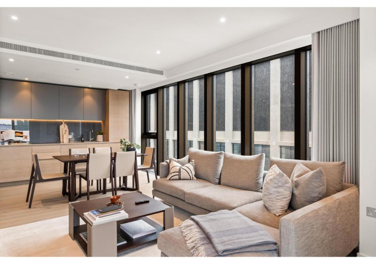 Elegant And Modern Apartments In Canary Wharf Right Next To Thames London Kültér fotó