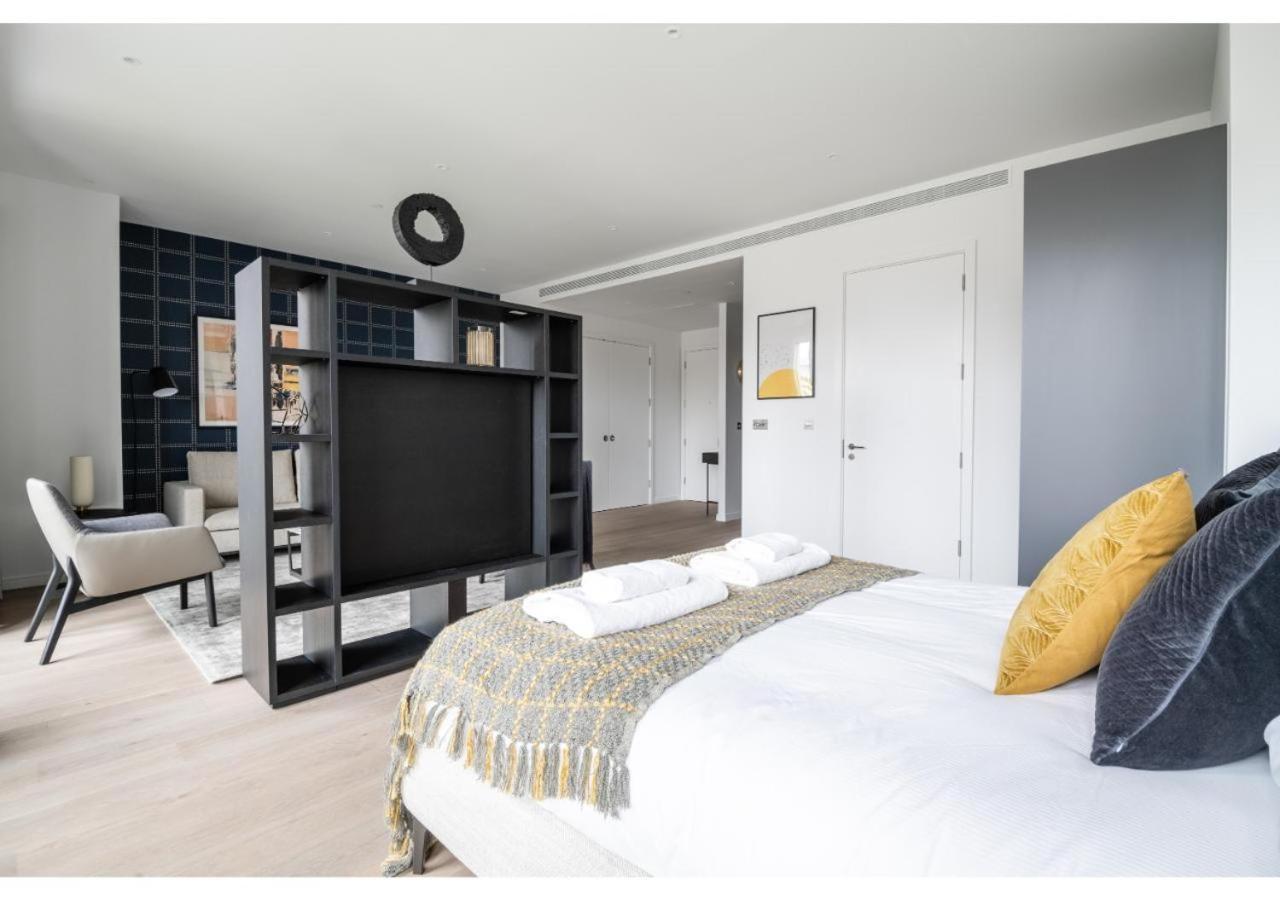 Elegant And Modern Apartments In Canary Wharf Right Next To Thames London Kültér fotó