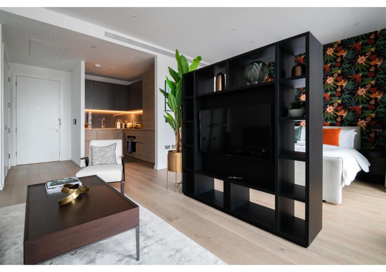 Elegant And Modern Apartments In Canary Wharf Right Next To Thames London Kültér fotó